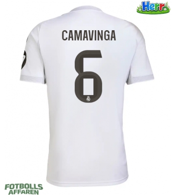 Real Madrid Eduardo Camavinga #6 Hemmatröja 2025-26 Kortärmad